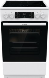 Плита Электрическая Gorenje GECS5C70WA белый/черный стеклокерамика (без крышки)