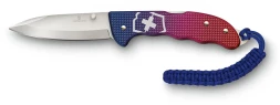 Нож перочинный Victorinox Evoke Alox (0.9415.D221) 136мм 5функц. синий/красный подар.коробка в комплекте: паракорд