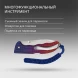 Нож перочинный Victorinox Evoke Alox (0.9415.D221) 136мм 5функц. синий/красный подар.коробка в комплекте: паракорд