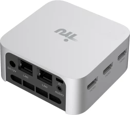 Неттоп IRU Planio 115 N100 (0.8) 16Gb SSD512Gb UHDG Windows 11 Pro GbitEth WiFi BT серебристый (2099141)