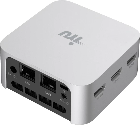 Неттоп IRU Planio 115 N100 (0.8) 16Gb SSD512Gb UHDG Windows 11 Pro GbitEth WiFi BT серебристый (2099141)