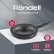 Сковорода Rondell Kontur RDA-1486 круглая 24см покрытие: Xylan Plus ручка несъемная (с крышкой) графитовый