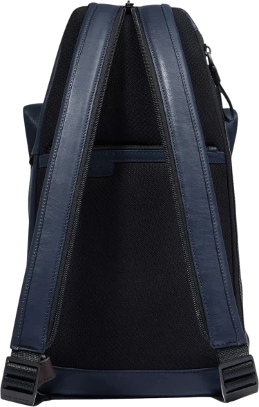 Рюкзак слинг Piquadro Harper CA6784AP/BLUTM синий/коричневый натур.кожа