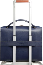 Деловая сумка женская Piquadro Patricia CA4098W140/BLU с отделением для ноутбука 14&amp;quot; синяя натур.кожа