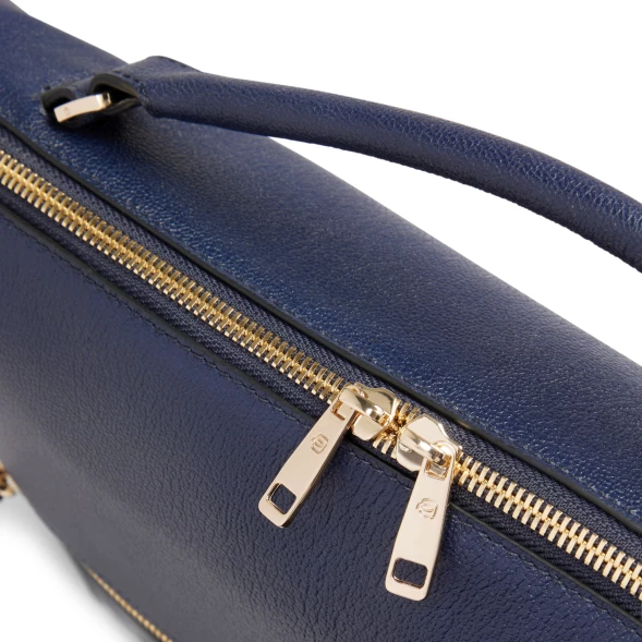 Деловая сумка женская Piquadro Patricia CA4098W140/BLU с отделением для ноутбука 14&amp;quot; синяя натур.кожа