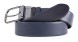 Ремень мужской Piquadro Black Square CU4877B3/NBLU2 регулир. 125х3.5см черный/темно-синий натур.кожа