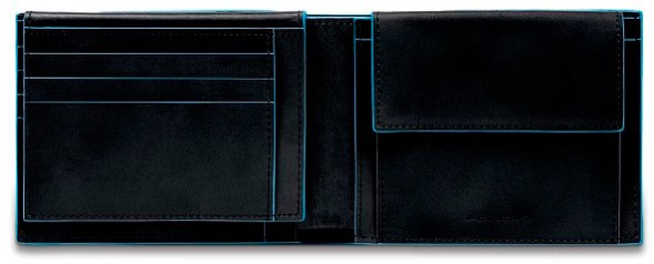 Кошелек мужской Piquadro Blue Square PU1392B2R/N черный натур.кожа