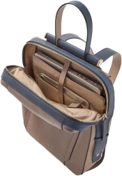 Рюкзак женский Piquadro Circle CA4576W92/TOBLU бежевый/голубой натур.кожа
