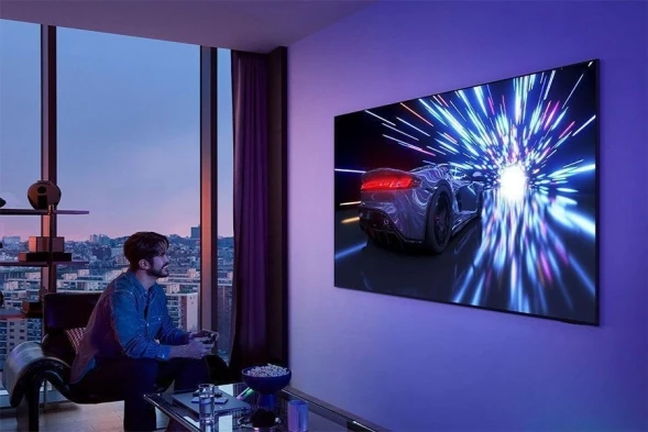 Телевизор OLED Samsung 55&amp;quot; QE55S95FAUXRU Series 9 черный графит/черный 4K Ultra HD 120Hz DVB-T2 DVB-C DVB-S2 USB WiFi Smart TV
