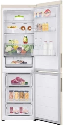 Холодильник LG GC-B459AEMW 2-хкамерн. бежевый инвертер