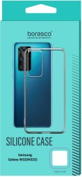Чехол (клип-кейс) BoraSCO для Samsung Galaxy M32 прозрачный (40349)