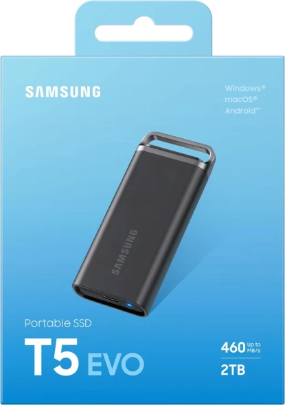 Накопитель SSD Samsung USB-C 2TB MU-PH2T0S/WW T5 Evo 2.5&amp;quot; черный