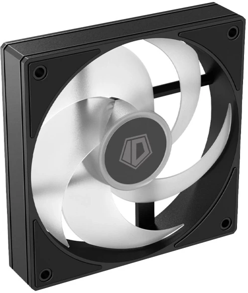 Вентилятор для корпуса ID-Cooling AS-120-K Trio ARGB 120х120x25 черный 4-pin 27.2дБ (упак.:3шт) (AS-120-ARGB-K TRIO) Ret