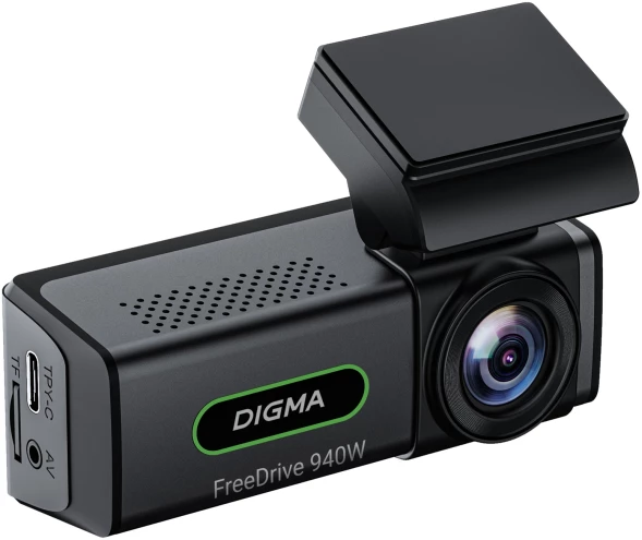 Видеорегистратор Digma FreeDrive 940W черный 8Mpix 2160x3840 170гр. Allwinner