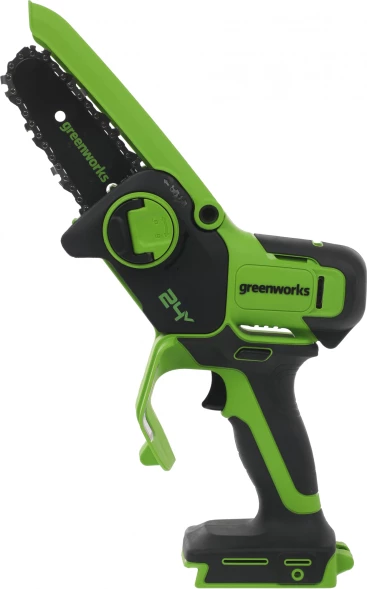 Цепная пила Greenworks G24MCS10 аккум. 200Вт дл.шины:4&amp;quot;(10cm) (2008207)