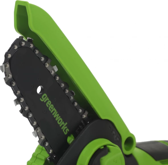 Цепная пила Greenworks G24MCS10 аккум. 200Вт дл.шины:4&amp;quot;(10cm) (2008207)