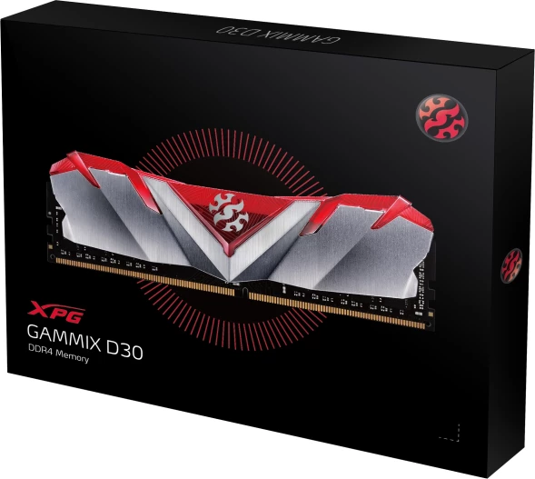 Память DDR4 2x16GB 3200MHz A-Data AX4U320016G16A-DR30 XPG Gammix D30 RTL PC4-25600 CL16 DIMM 288-pin 1.35В kit с радиатором Ret