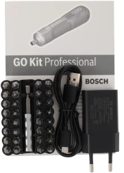 Отвертка аккум. Bosch Go аккум. патрон:шестигранник 6.35 мм (1/4) (кейс в комплекте) (06019H2200)