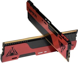 Память DDR4 2x8Gb 3200MHz Patriot PVE2416G320C8K Viper Elite II RTL Gaming PC4-25600 CL18 DIMM 288-pin 1.35В kit Intel с радиатором Ret