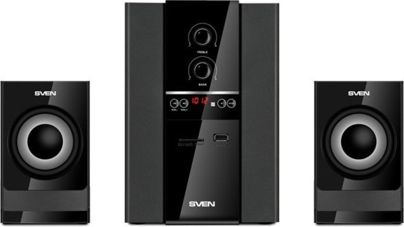 Колонки Sven MS-1821 2.1 черный 40Вт BT