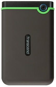 Жесткий диск Transcend USB 3.0 1Tb TS1TSJ25M3S StoreJet 25M3S (5400rpm) 2.5&amp;quot; серый