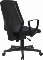 Кресло Бюрократ CH-545 черный 38-418 крестов. пластик