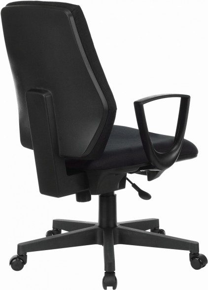 Кресло Бюрократ CH-545 черный 38-418 крестов. пластик