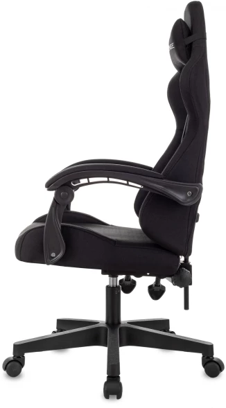 Кресло игровое Zombie Void черный с подголов. крестов. пластик