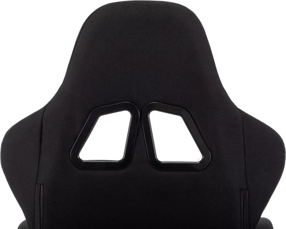 Кресло игровое Zombie Void черный с подголов. крестов. пластик