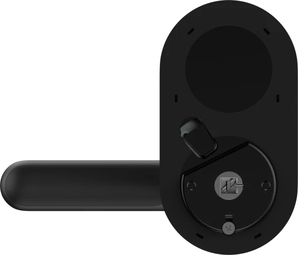 Умный замок Aqara Smart Door Lock U300 накладной разбл.отпеч.паль./код/пар/NFC/прил/мех.кл черный (DL-D02D_BL)