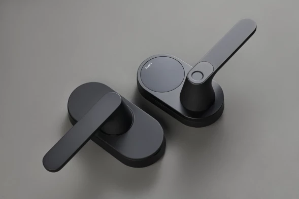 Умный замок Aqara Smart Door Lock U300 накладной разбл.отпеч.паль./код/пар/NFC/прил/мех.кл черный (DL-D02D_BL)