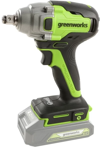 Гайковерт Greenworks 3802907 аккум. патрон:квад.1/2&amp;quot;