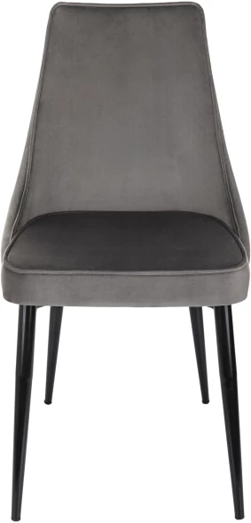 Стул для дома Бюрократ CH-K4_2 комплект 2шт т.серый Holland 18 металл черный на ножках (CH-K4_1/HL18_2)