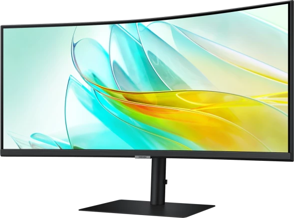 Монитор Samsung 34&amp;quot; ViewFinity S6 S34C650UAIXCI черный VA LED 5ms 21:9 HDMI M/M полуматовая 350cd 178гр/178гр 3440x1440 100Hz FreeSync DP Ultra WQHD USB 8кг