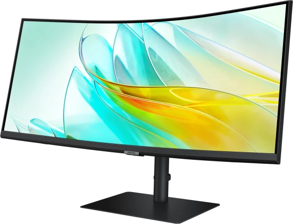 Монитор Samsung 34&amp;quot; ViewFinity S6 S34C650UAIXCI черный VA LED 5ms 21:9 HDMI M/M полуматовая 350cd 178гр/178гр 3440x1440 100Hz FreeSync DP Ultra WQHD USB 8кг