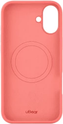 Чехол (клип-кейс) uBear для Apple iPhone 16 Plus Touch with MagSafe коралловый (CS416CR67PTH-I24M)