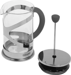 Френч-пресс Rondell Crystal Grey RDS-839 0.8л серый