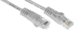 Патч-корд Suprlan 10-0143 UTP RJ-45 вил.-вилка RJ-45 кат.5E 2м серый LSZH 26AWG