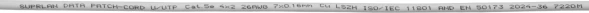 Патч-корд Suprlan 10-0143 UTP RJ-45 вил.-вилка RJ-45 кат.5E 2м серый LSZH 26AWG