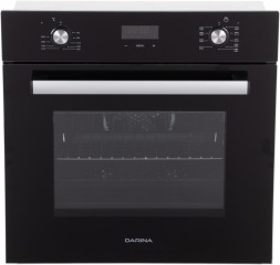 Духовой шкаф Электрический Darina 2V5 BDE 112 708 B черный/стекло черное
