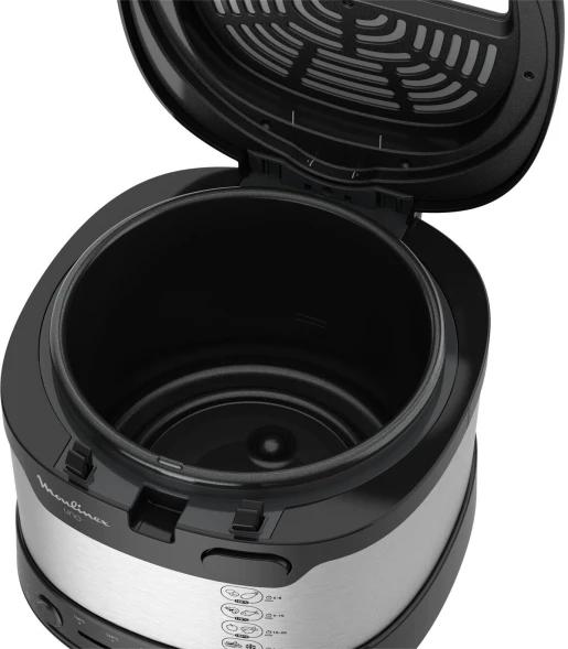 Фритюрница Moulinex AF215D10 1600Вт серебристый/черный