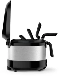 Фритюрница Moulinex AF215D10 1600Вт серебристый/черный