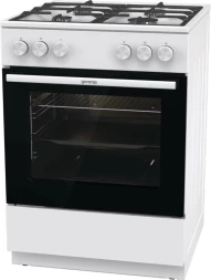 Плита Газовая Gorenje GG6A10WFFM белый (без крышки) реш.сталь