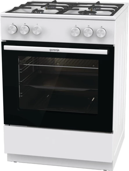 Плита Газовая Gorenje GG6A10WFFM белый (без крышки) реш.сталь