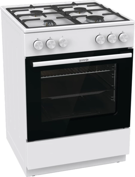 Плита Газовая Gorenje GG6A10WFFM белый (без крышки) реш.сталь