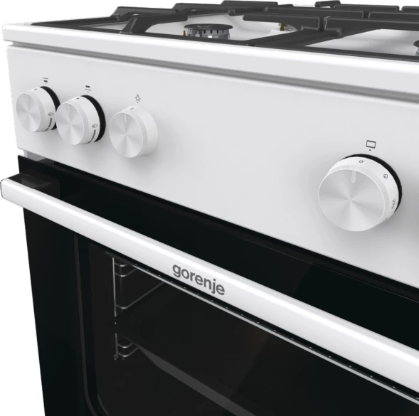 Плита Газовая Gorenje GG6A10WFFM белый (без крышки) реш.сталь