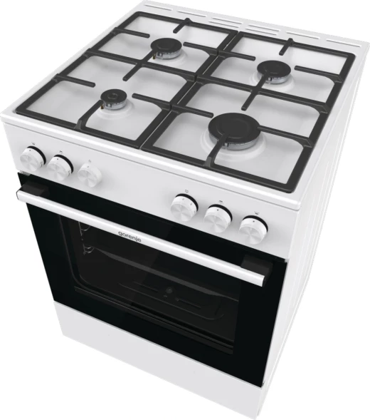 Плита Газовая Gorenje GG6A10WFFM белый (без крышки) реш.сталь