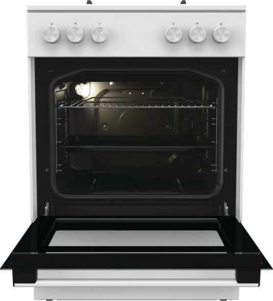 Плита Газовая Gorenje GG6A10WFFM белый (без крышки) реш.сталь