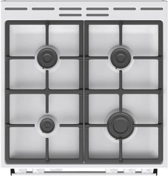 Плита Газовая Gorenje GG6A10WFFM белый (без крышки) реш.сталь