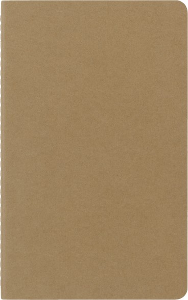 Блокнот Moleskine CAHIER JOURNAL QP416 Large 130х210мм обложка картон 80стр. линейка бежевый (3шт)